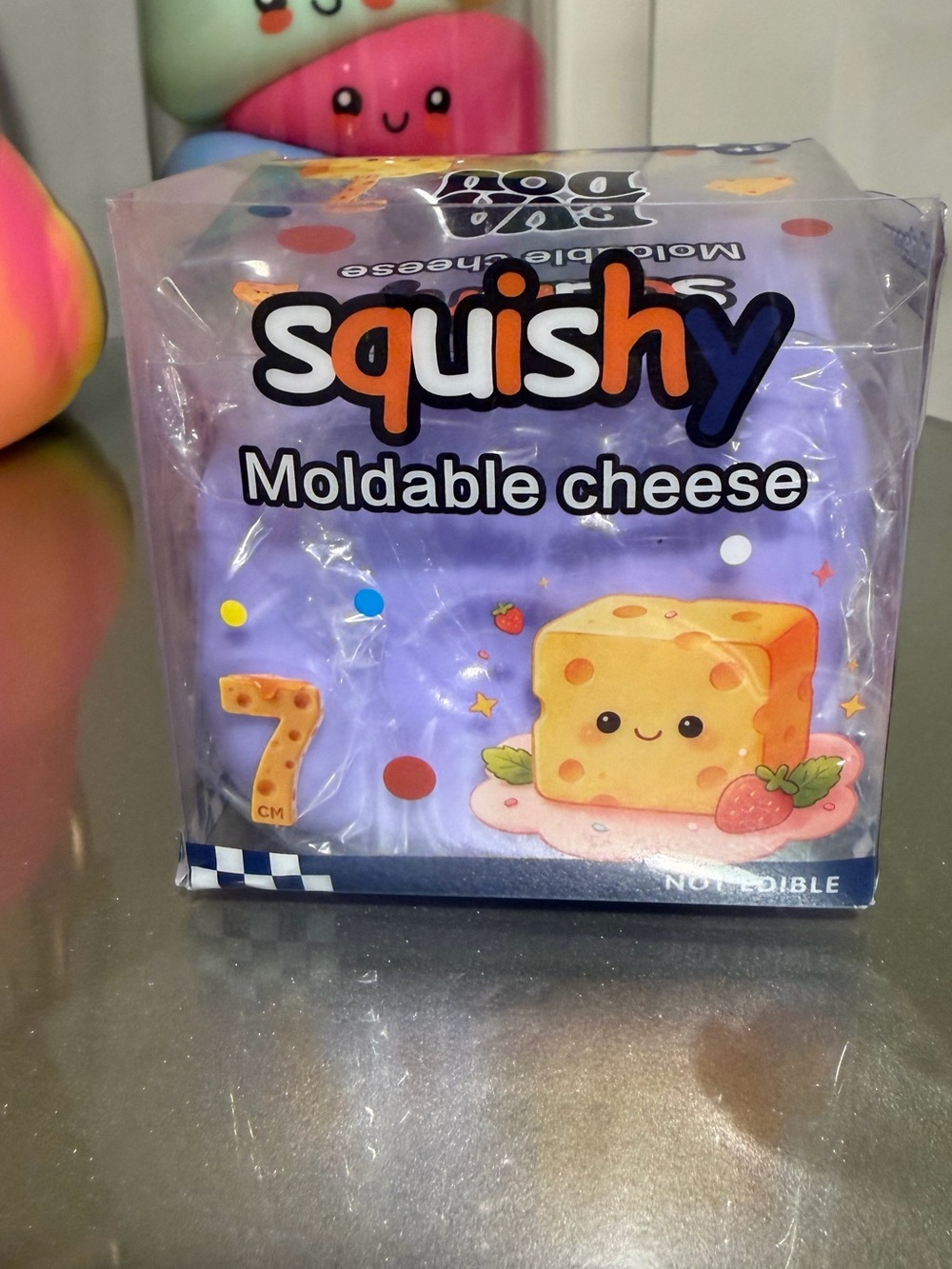 Vaseline cheese viral Squishy Moldable Cheese - Purple